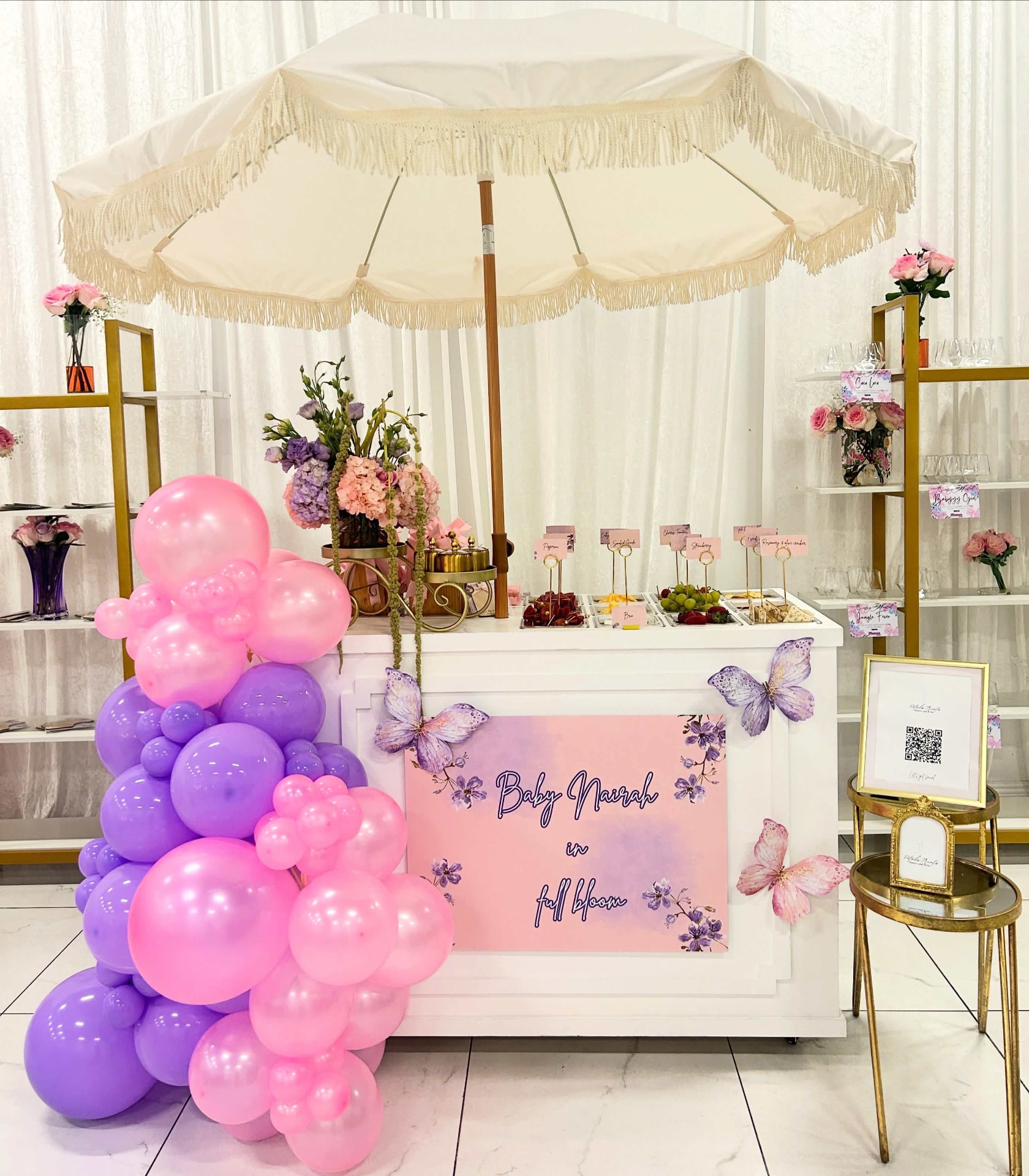 Baby Nairah — Floral baby shower